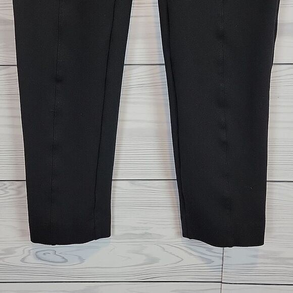 Ann Klein pull-on ankle pants slim fit in black Women's Size S - Picture 3 of 11